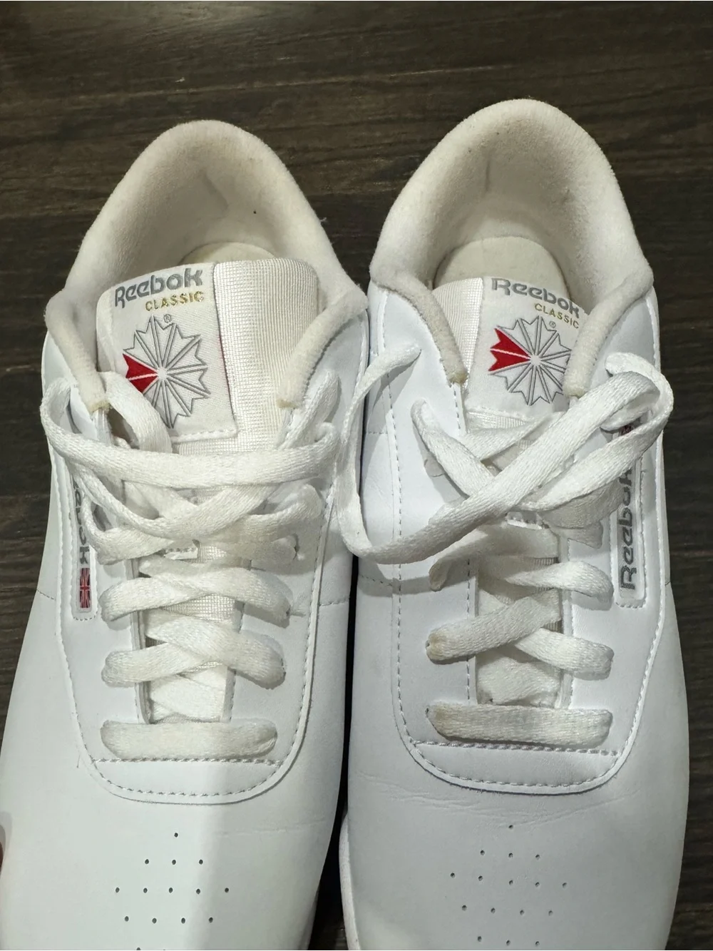 Reebok Classic Women’s White Leather Sneakers